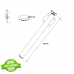 PROST40 ΒΑΣΗ ΜΠΑΛΚΟΝΙΟΥ 40CM (4HOLE)